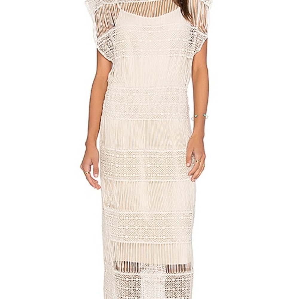 Anthropologie Fringe Crocheted Maxi Dress (SOLD OUT)